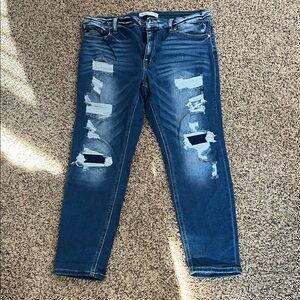 KanCan Distressed Blue Jeans for Women